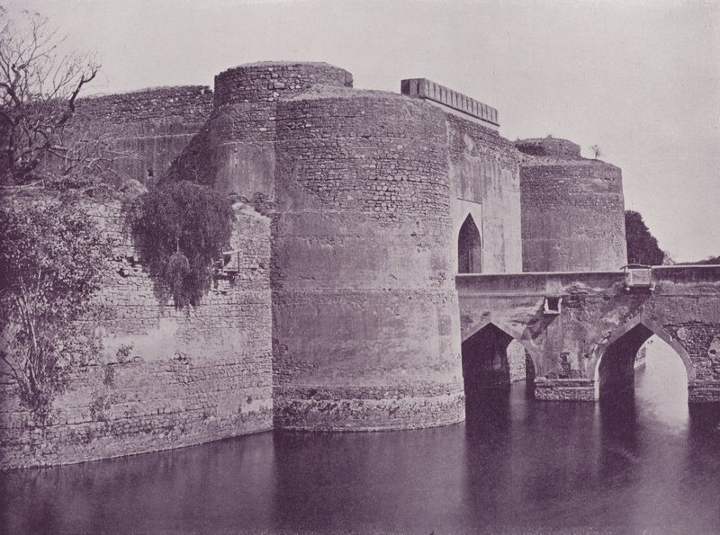 Fort, Bhurtpur av English Photographer