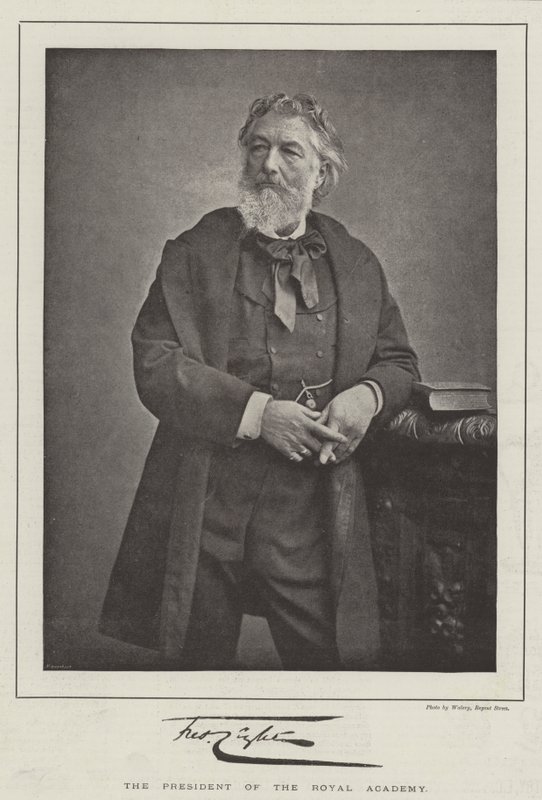 Frederic Leighton, presidenten for Royal Academy av English Photographer