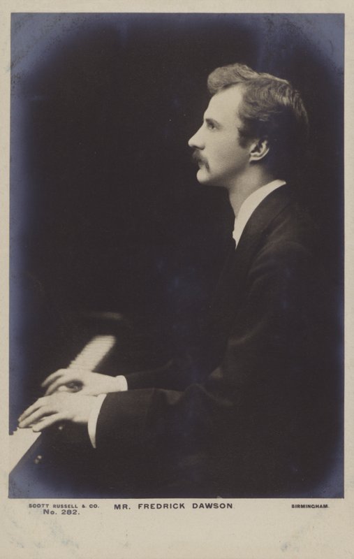 Frederick Dawson , engelsk pianist av English Photographer