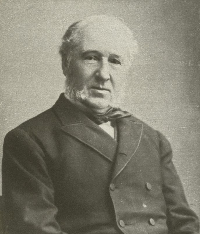 Frederick Greenwood, redaktør av Pall Mall Gazette (s/hv-bilde) av English Photographer