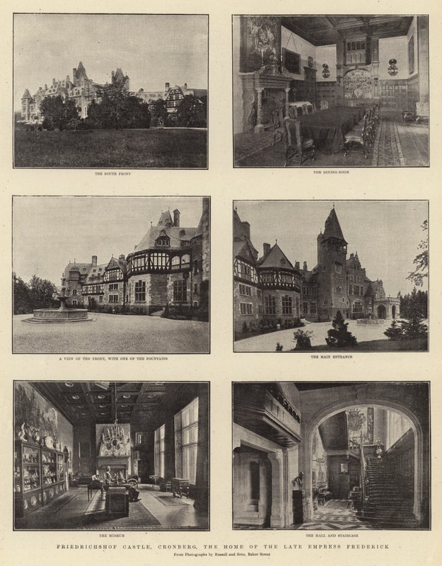 Friedrichshof slott, Cronberg, hjemmet til den avdøde keiserinne Frederick av English Photographer