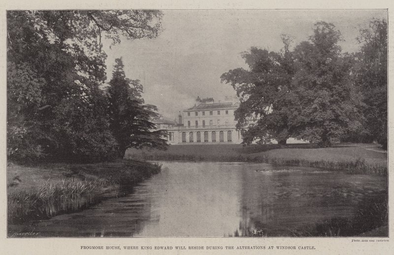 Frogmore House, hvor kong Edward vil bo under endringene på Windsor Castle av English Photographer
