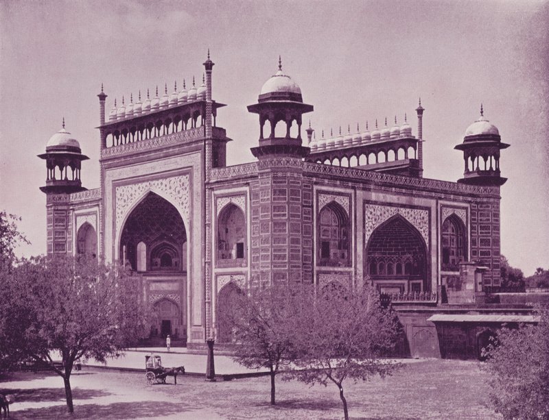 Porten til Taj, Agra av English Photographer