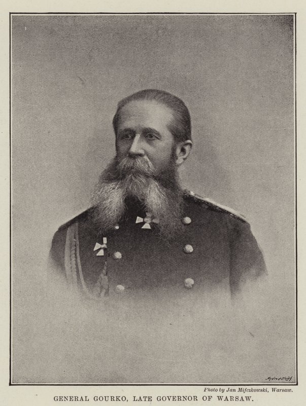 General Gourko, avdøde guvernør i Warszawa av English Photographer