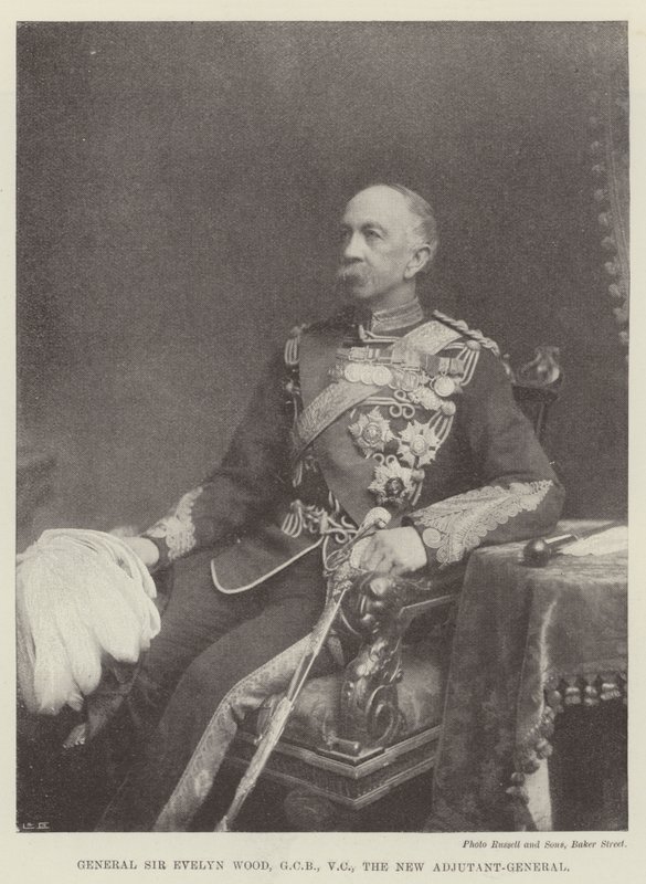 General Sir Evelyn Wood, GCB, VC, den nye generaladjutanten av English Photographer