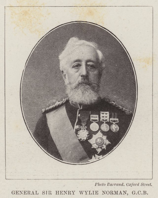 General Sir Henry Wylie Norman, GCB av English Photographer
