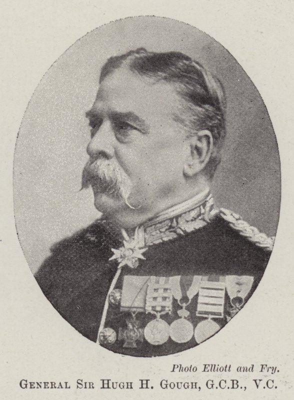 General Sir Hugh H Gough, GCB, VC av English Photographer