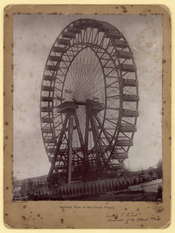 General View of the Great Wheel, Earls Court, London av English Photographer
