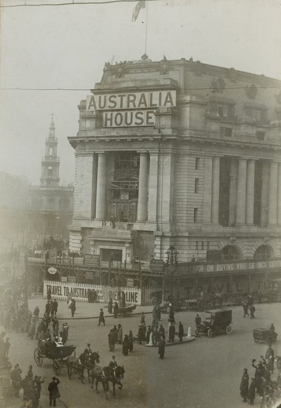 Generell utsikt over Australia House av English Photographer