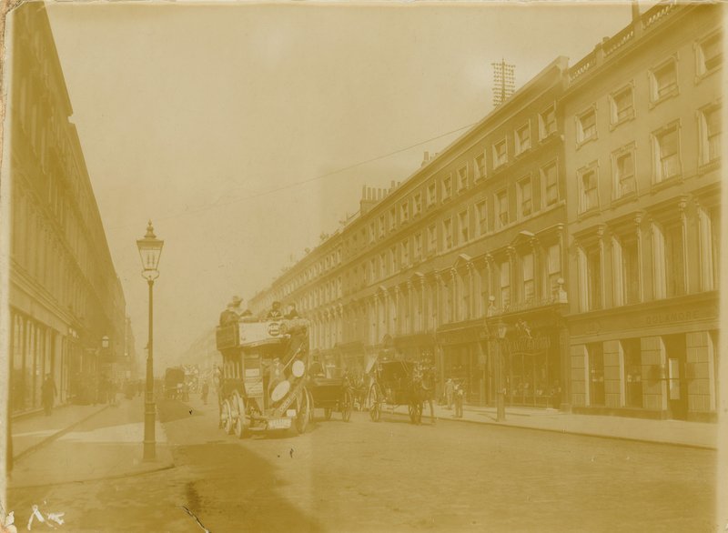Generell utsikt over Baker Street av English Photographer