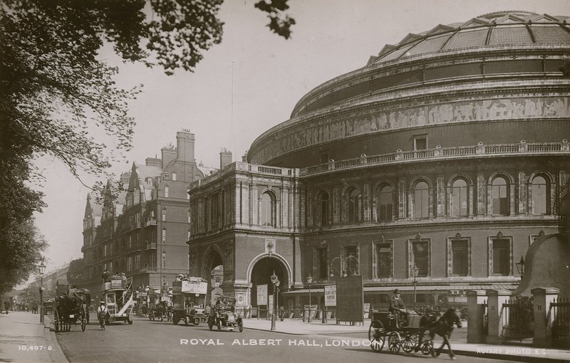 Generell utsikt over Royal Albert Hall av English Photographer