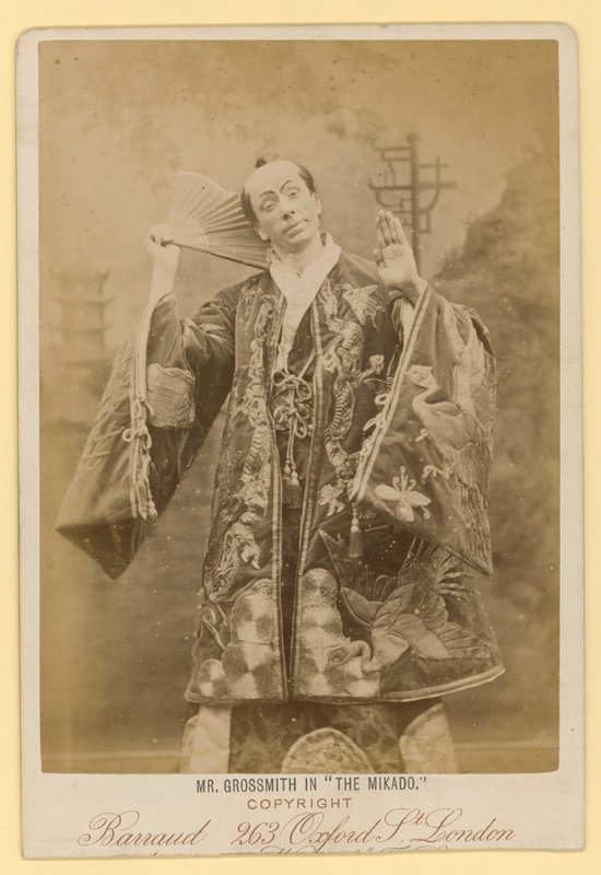 George Grossmith som Ko-Ko i The Mikado av English Photographer