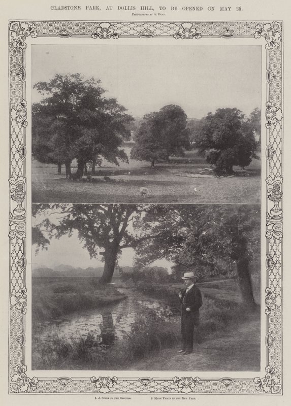 Gladstone Park, ved Dollis Hill, åpnes 25. mai av English Photographer