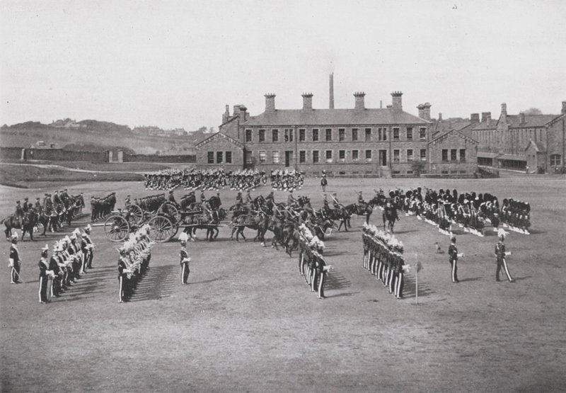 Glasgow: Maryhill Barracks (s/hv-bilde) av English Photographer