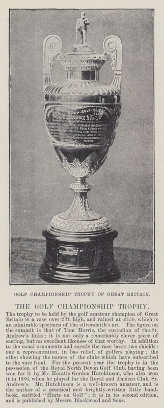 Golf Championship Trophy of Great Britain av English Photographer