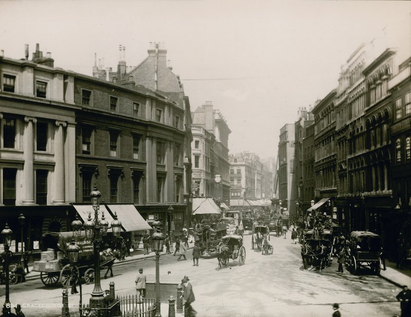 Gracechurch Street, London av English Photographer