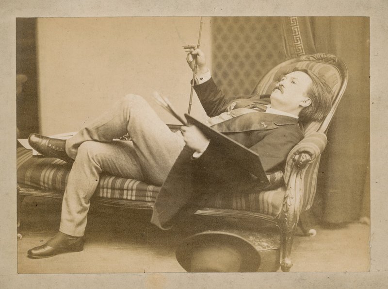 Gustave Dore, rundt 1860 av English Photographer