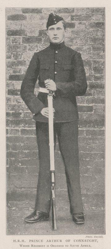 HKH Prins Arthur av Connaught, hvis regiment er beordret til Sør-Afrika av English Photographer