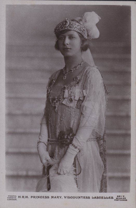 HKH Prinsesse Mary, Viscountesse Lascelles (s/hvitt bilde) av English Photographer
