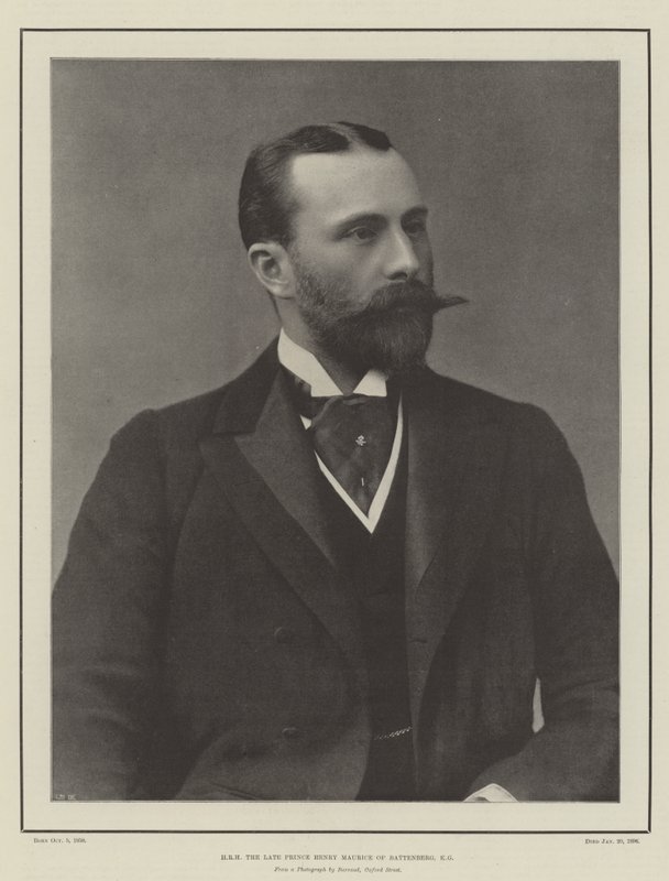 HKH avdøde prins Henry Maurice av Battenberg, KG av English Photographer