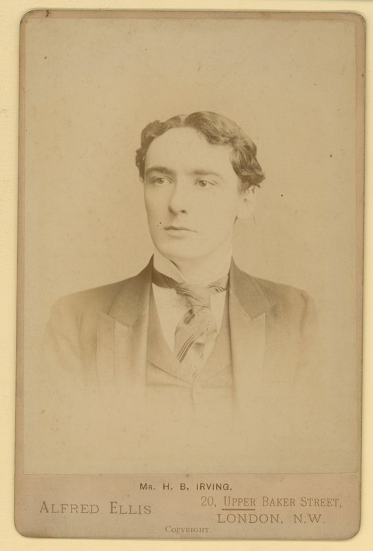 H B Irving, skuespiller og teatersjef av English Photographer