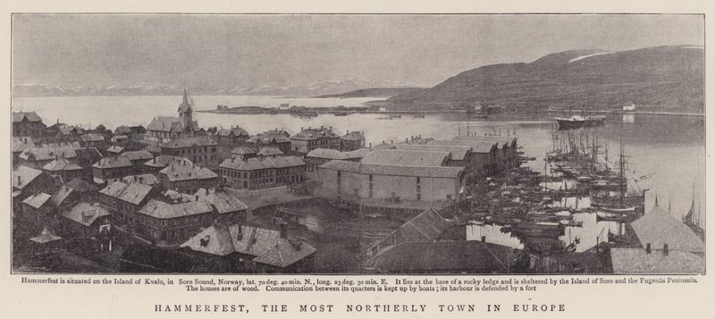 Hammerfest, den nordligste byen i Europa av English Photographer