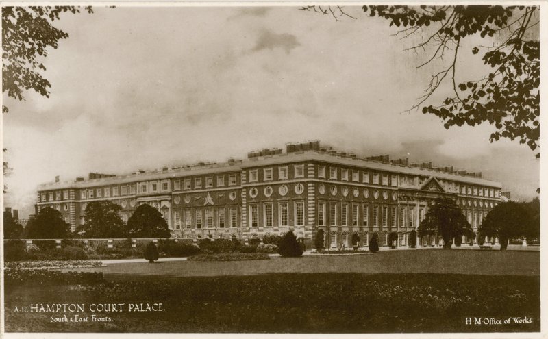 Hampton Court Palace, sør- og østfronter av English Photographer