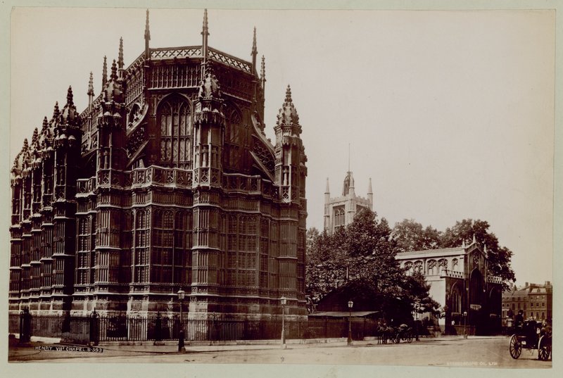 Henry VIIs kapell i Westminster Abbey av English Photographer