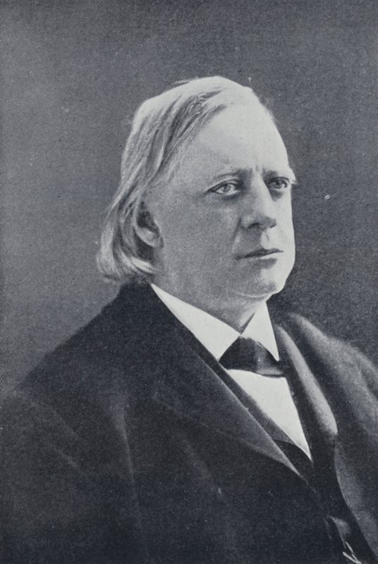 Henry Ward Beecher (s/hvitt bilde) av English Photographer
