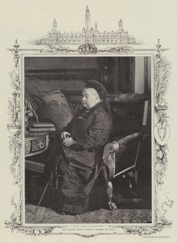 Hennes Majestet Dronning Victoria, keiserinne av India av English Photographer