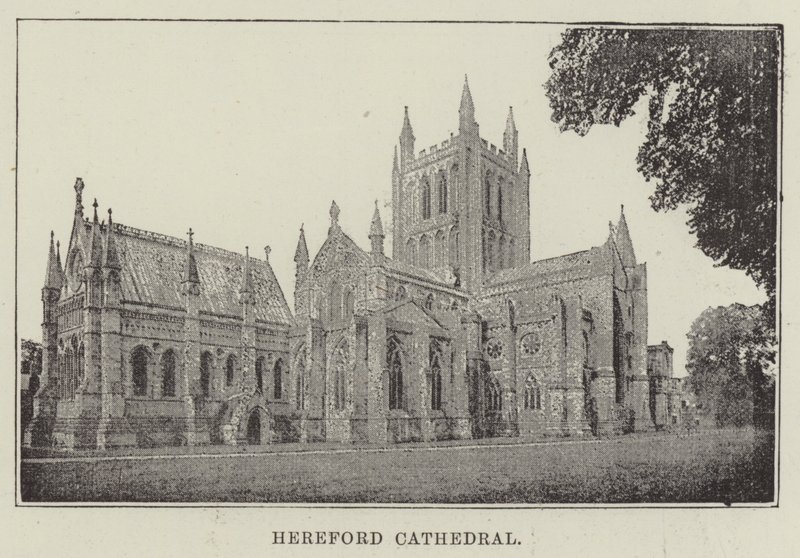 Hereford katedral av English Photographer