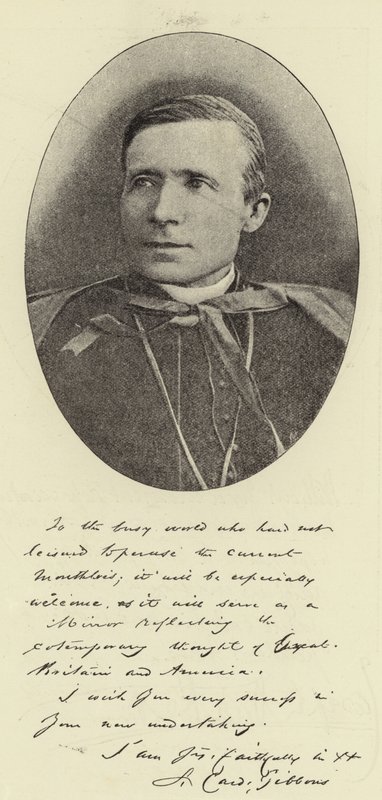 Hans eminens kardinal Gibbons, kardinal erkebiskop av Baltimore av English Photographer