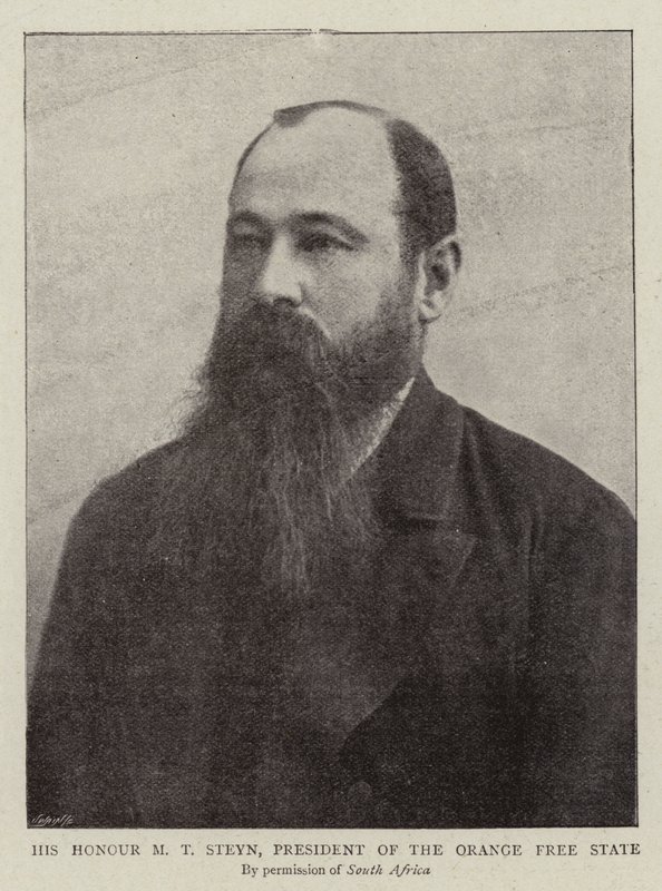 Hans ære M T Steyn, president i Orange Free State av English Photographer