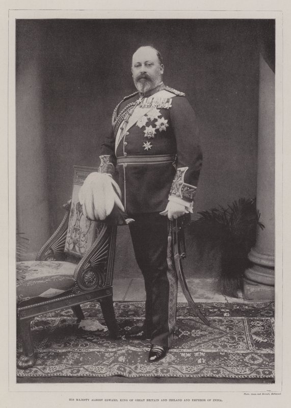 Hans Majestet Albert Edward, konge av Storbritannia og Irland og keiser av India av English Photographer