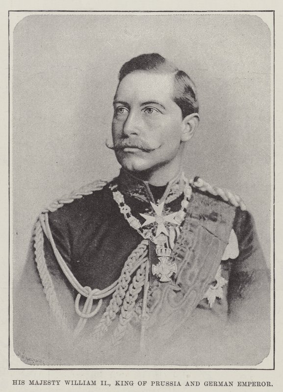 Hans Majestet Vilhelm II, konge av Preussen og tysk keiser av English Photographer