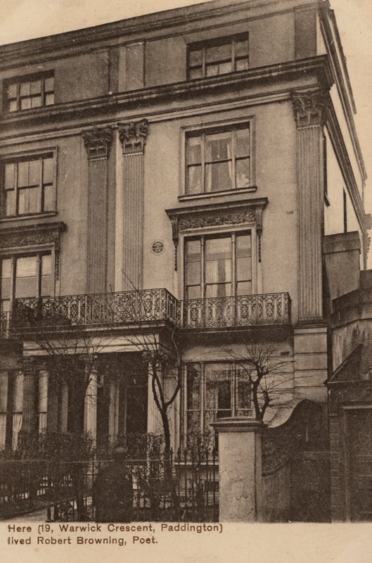 Hjemmet til poeten Robert Browning av English Photographer