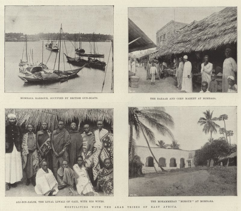 Fiendtligheter med de arabiske stammene i Øst-Afrika av English Photographer