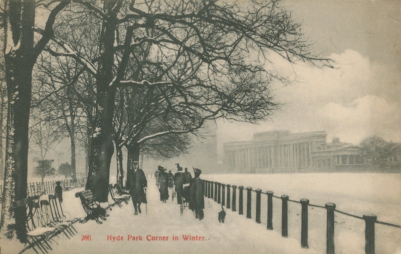 Hyde Park Corner i Winter, London av English Photographer