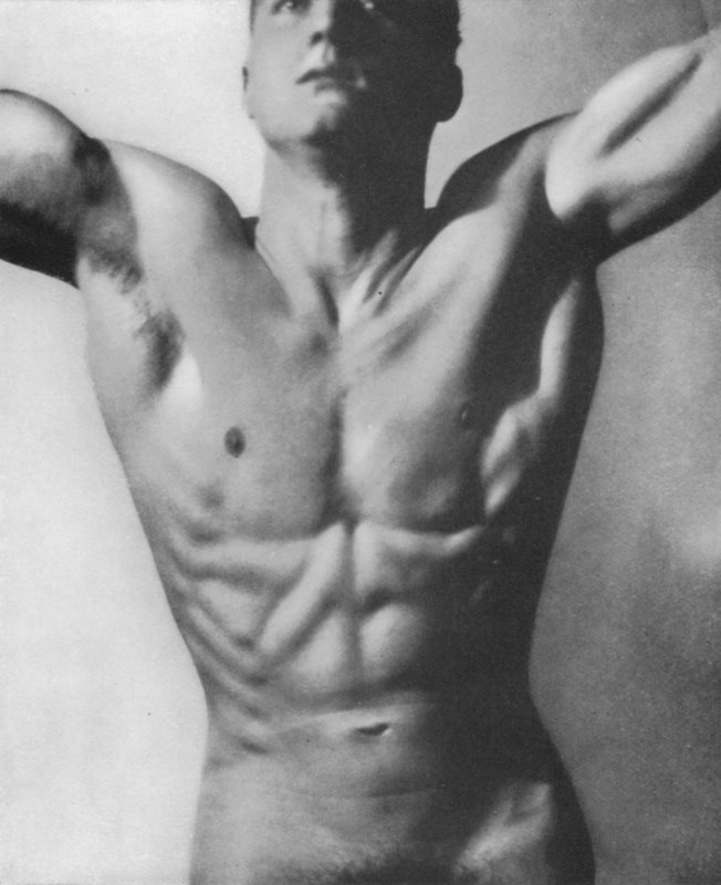 Illustrasjon for The Male Body (s/hvitt foto) av English Photographer