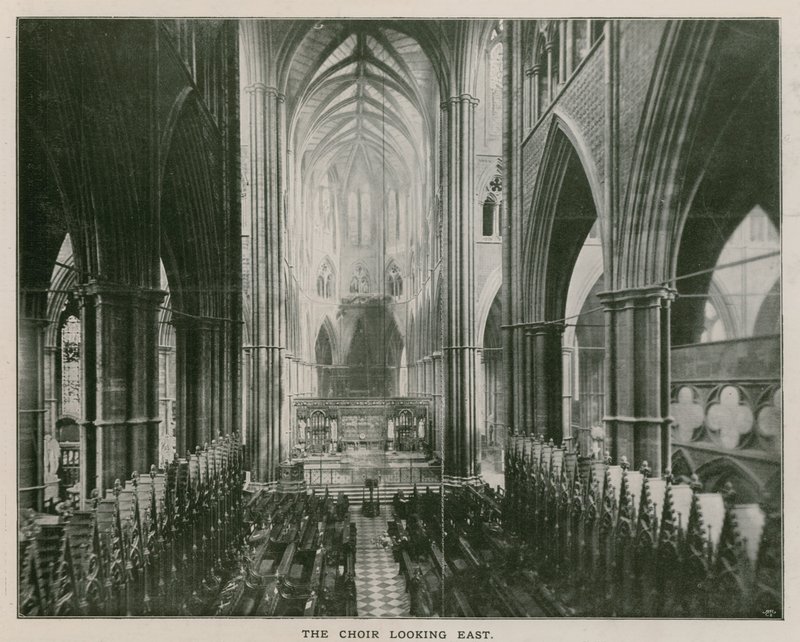Interiøret i Westminster Abbey av English Photographer