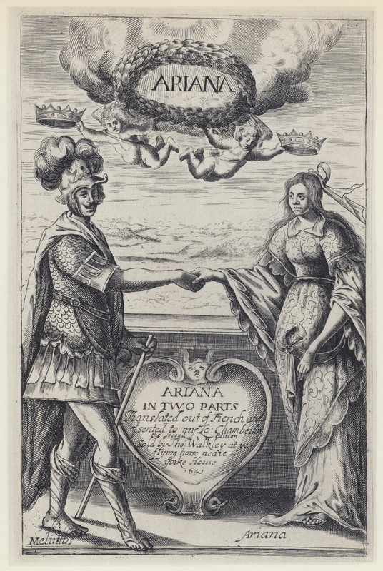 J Desmarets de Saint Sorlin, Ariana, J Haviland for T Walkley 1636 (s/hvitt-bilde) av English Photographer