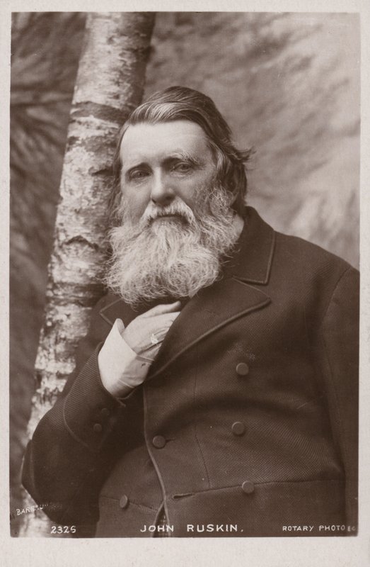 John Ruskin (1819-1900), engelsk forfatter, kunstkritiker, kunstner og samfunnstenker av English Photographer