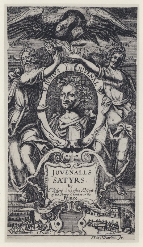 Juvenal, Satyrs, Tr Sir R Stapleton, H Moseley 1647 (s/hvitt-bilde) av English Photographer