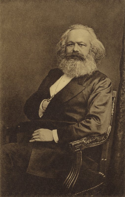 Karl Marx (1818–1883), tysk filosof, økonom, historiker og politisk teoretiker av English Photographer