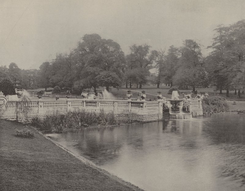 Kensington Gardens (s/h-bilde) av English Photographer