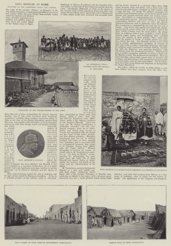 Kong Menelik hjemme av English Photographer