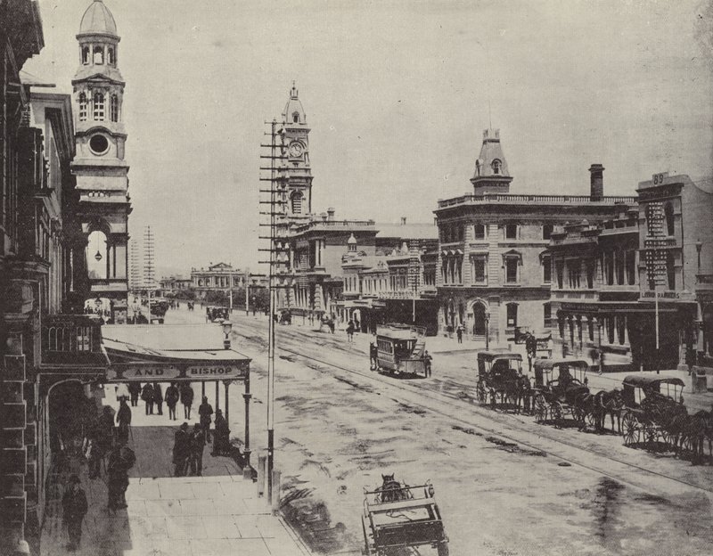 King William Street, Adelaide av English Photographer
