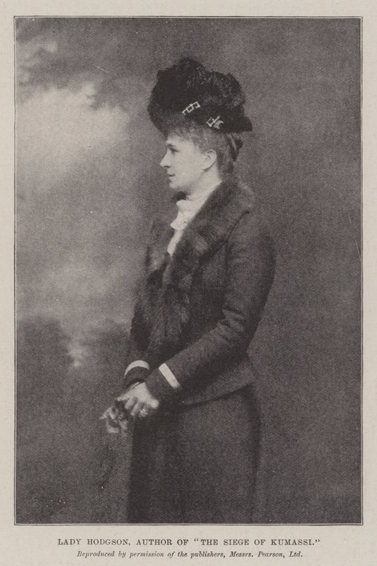 Lady Hodgson, forfatter av The Siege of Kumassi av English Photographer