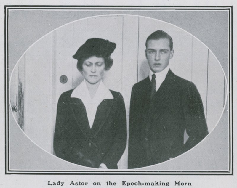 Lady Nancy Astor på den epokegjørende morgenen av English Photographer