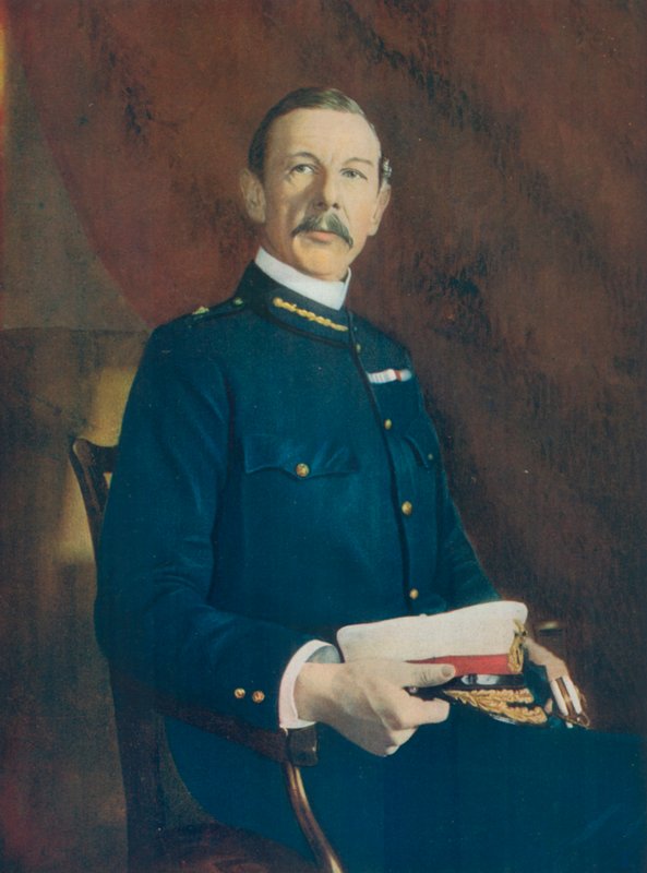Generalløytnant Sir H. E. Colvile, kommanderende 9. divisjon sørafrikanske feltstyrke av English Photographer